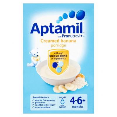 Aptamil Baby Food Aptamil Creamed Banana 125g Infant Cereal for 6 Months +