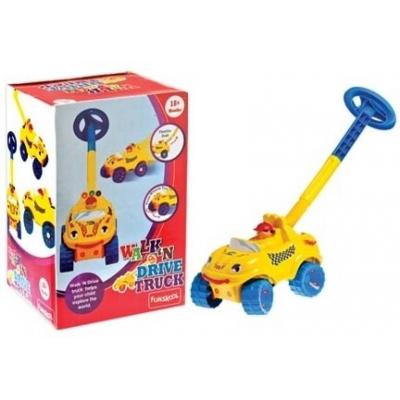 Funskool Walk N Drive Truck  (Yellow, Blue)