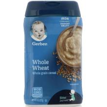 Gerber Whole Wheat Cereal - 227g (8oz) Cereal  (227 g)