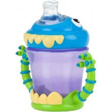 Nuby Two-Handle iMonster No-Spill Super Spout Cup - 206 ml  (AS PICTURED)