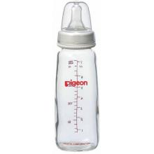 Pigeon Glass Feeding Bottle 240 ml - 240 ml  (White)